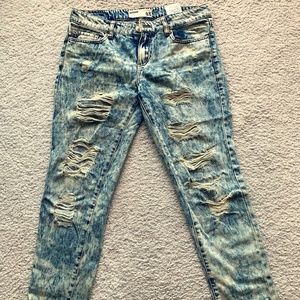 Garage Ripped Boyfriend Jeans Size-3